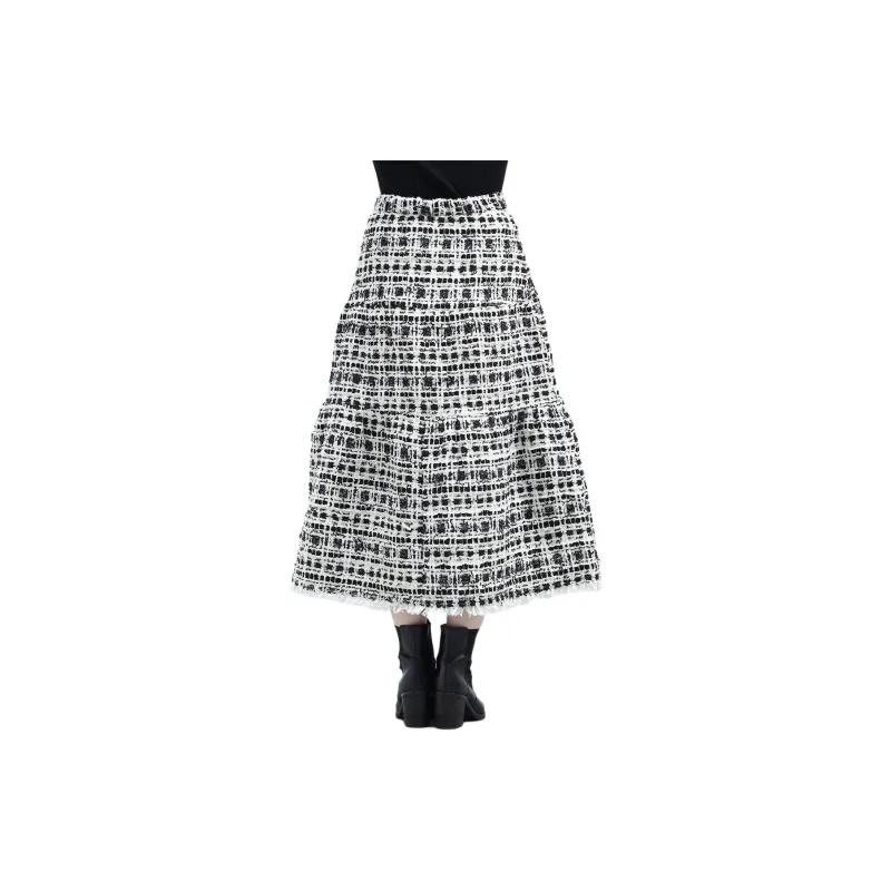Beams Casual Long Skirt Women's Black-3