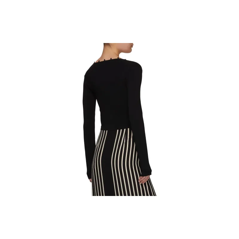NANUSHKA Danique Cropped Cardigan-2