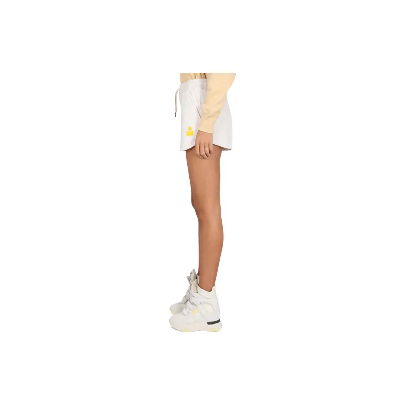 ISABEL MARANT Logo Printed Drawstring Shorts-3