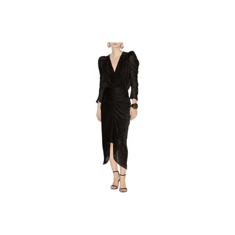 ISABEL MARANT Marlin V Neck Long Sleeved Blouse-1