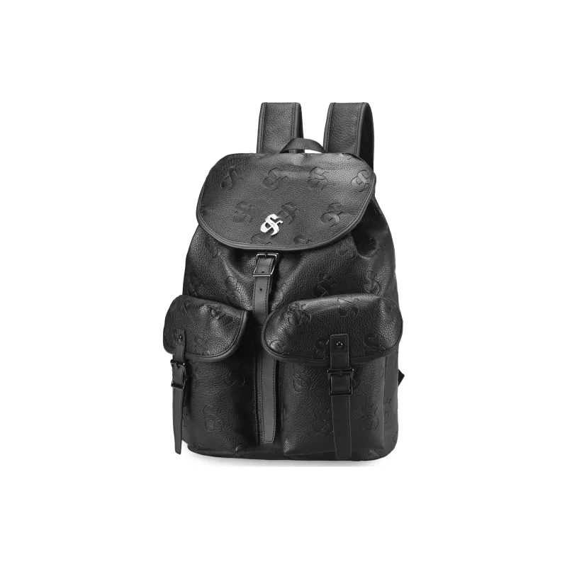 GLORY&CO PVC Backpack Unisex Black-1