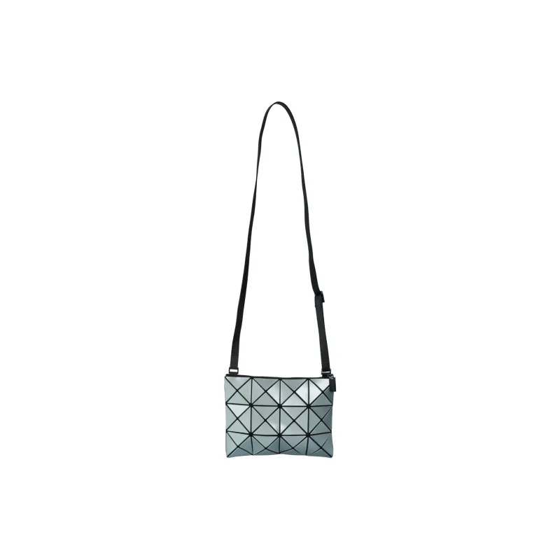 ISSEY MIYAKE Polyvinyl Chloride Resin With Polyester Shoulder Bag Crossbody Bag Women's Light Blue-4