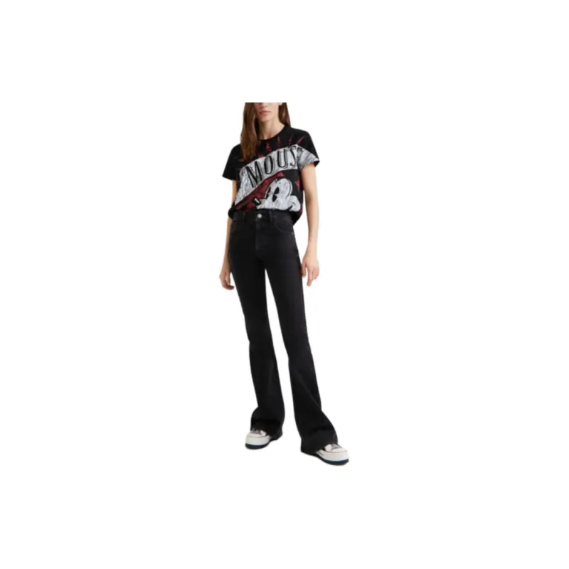 Desigual T Shirts Women's Black-1