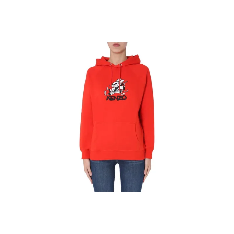KENZO Sweatshirts Women's Red-2