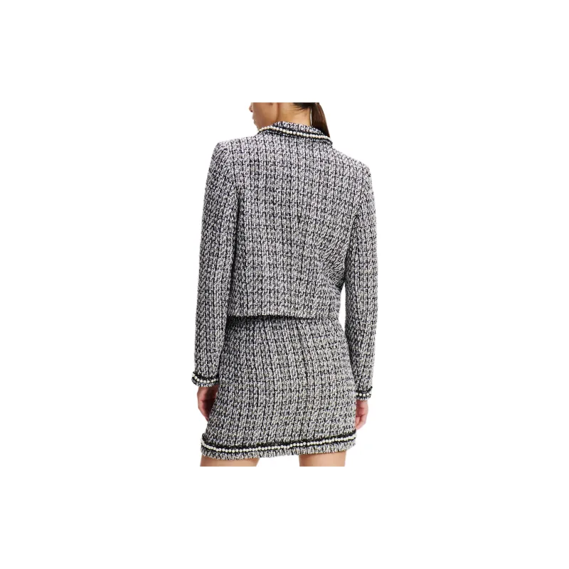 KARL LAGERFELD / Karl Lagerfeld Jeans Embellished Tweed Jacket-2