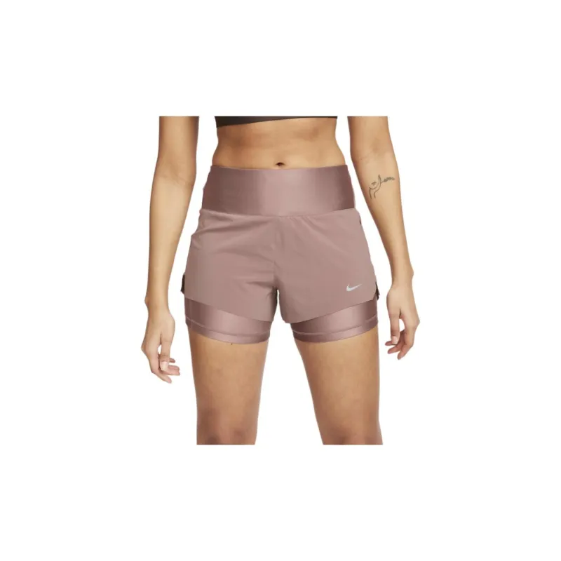 Nike Dri-FIT Swift Women's Mid-Rise 3" 2-in-1 Running Shorts With Pockets-2