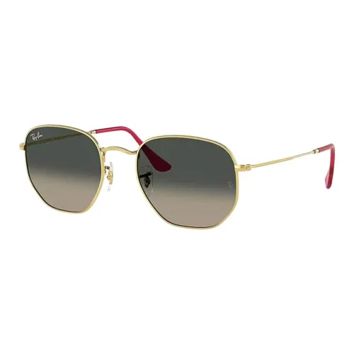 RayBan Metal Irregular Shape Sunglasses Kids' Gold