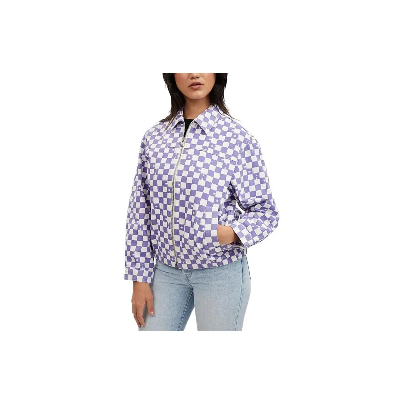 COACH SS24 Jackets Coats Women's Purple-3