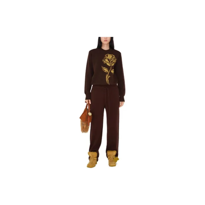 Burberry Casual Pants Women's Brown-1