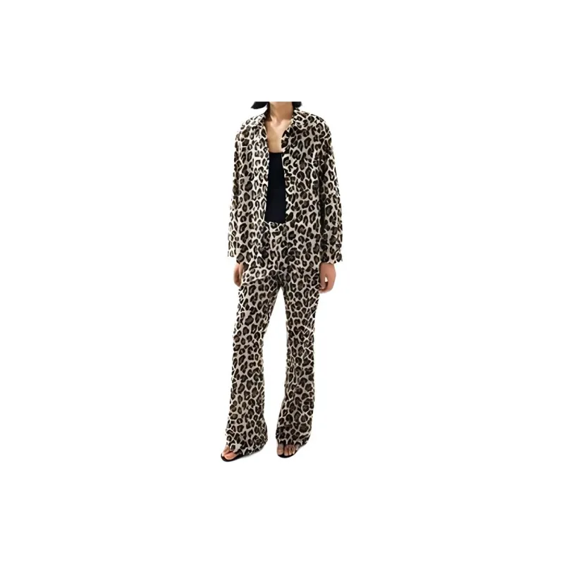 ZARA Shirt Women's Leopard Print-3