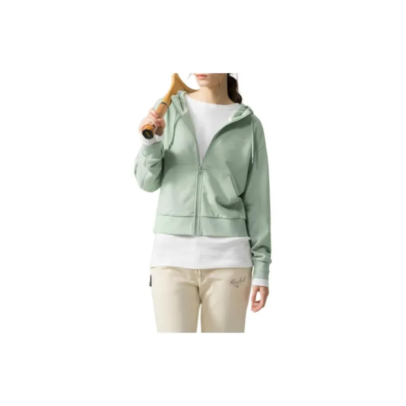 Reebok Sweatshirt Women's Gray Green-3