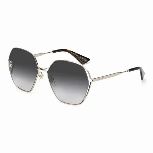 GUCCI Double G Oversized frame Sunglasses