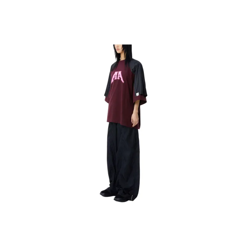ADER ERROR Nolc Logo print T shirt-3