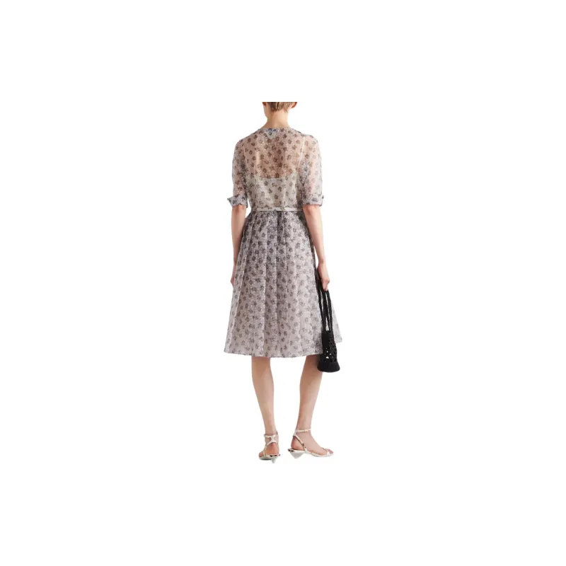 PRADA Floral print Midi Dress-2