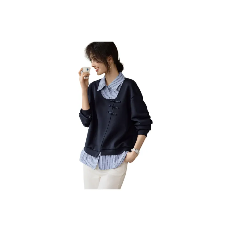 XWI Sweatshirt Women's Navy Blue-2