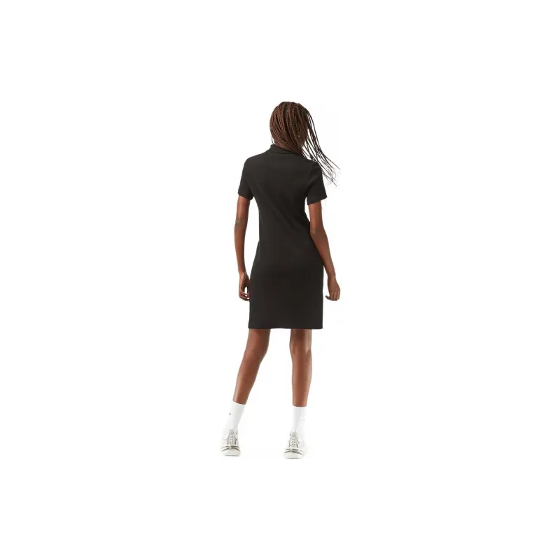 LACOSTE Short Sleeved Dresses Women's Black-2