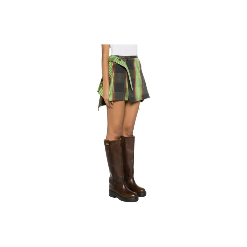 Vivienne Westwood Meghan Tartan Mini Skirt-3