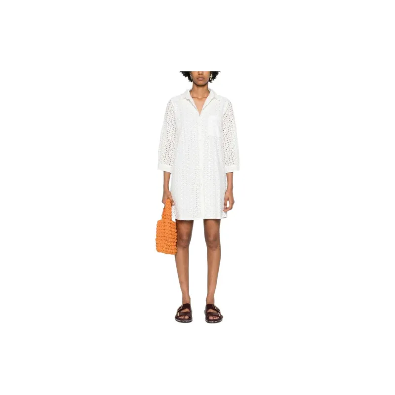 MC2 Saint Barth Helena Broderie Anglaise Shirt-2