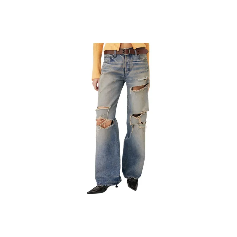 MOUSSY Jeans Women's Light Blue-1