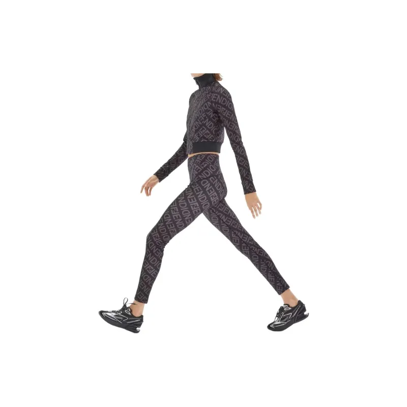 FENDI Leggings Women's Black-2