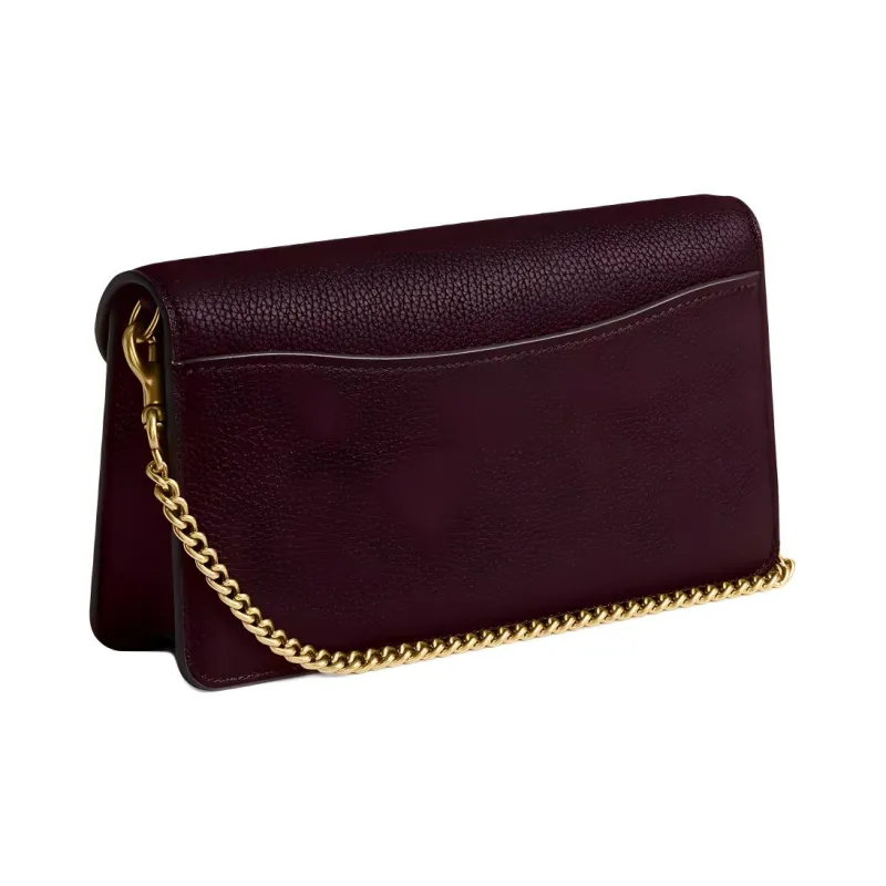 COACH Tabby Polished Litchi Grain Leather Shoulder Bag Crossbody Bag Small Size Women's Merlot-2