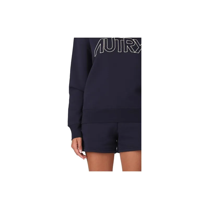 AUTRY Logo Embroidered Crewneck Sweatshirt-4