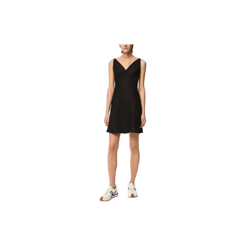 LOEWE Sleeveless Dresses Women's Black-2