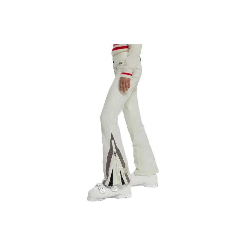 HUGO BOSS x PERFECT MOMENT Ski Trousers With Stripes And Branding Casual Pants Women's White-2