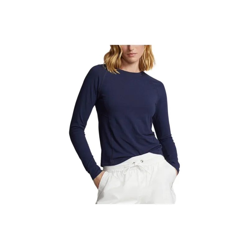 Polo Ralph Lauren SS24 Raglan Sleeve T Shirt Women's Dark Blue-1