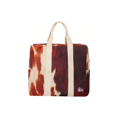 Stussy Canvas Flight Bag Cowhide