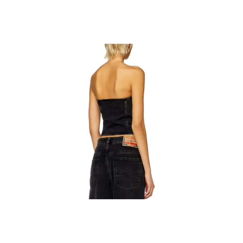DIESEL De Ville D Denim Strapless Top-2