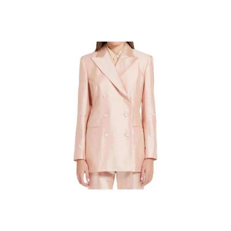 MaxMara Studio Business Suits Coats Women's Light Pink-2
