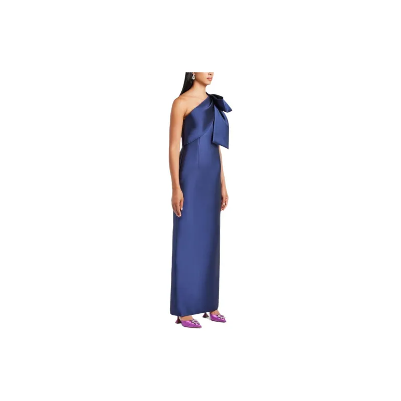 Sachin & Babi Bonnie Bow Satin finish Gown-3