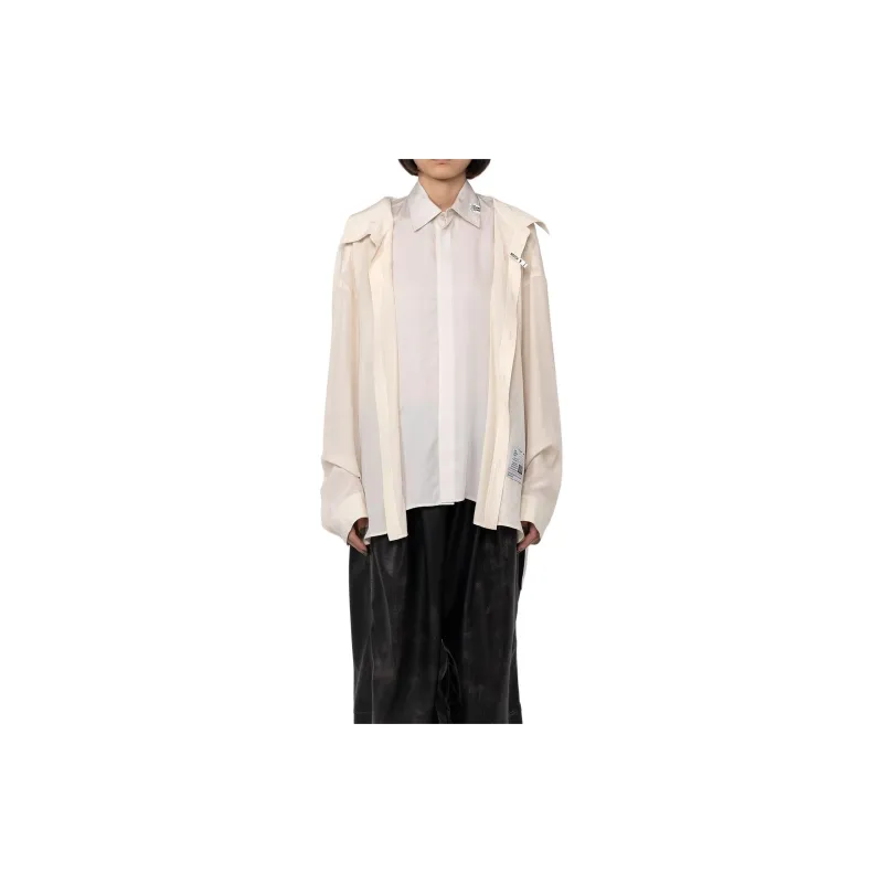 Maison Mihara Yasuhiro Long sleeve Layered Shirt-2
