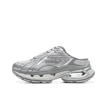 LiNing Wrap toe Slippers Women's Silver Gray