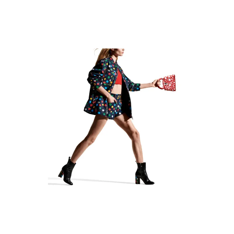 LOUIS VUITTON X Yayoi Kusama Painted Dots Denim Jacket Indigo/Blue-3