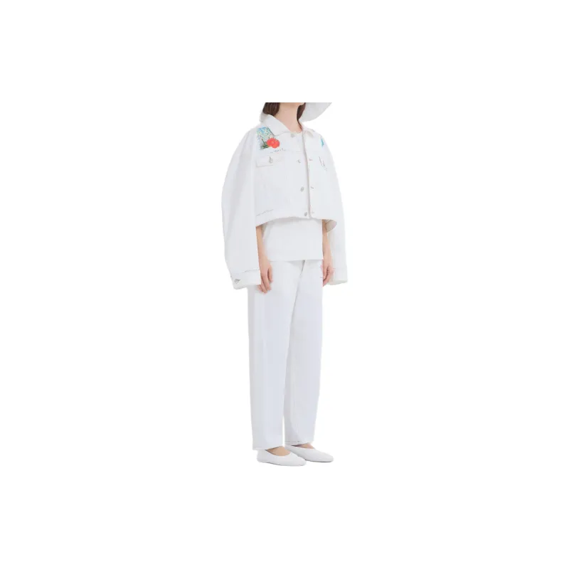 MARNI Trousers 'White'-3