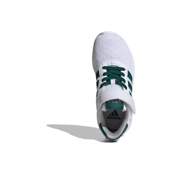 Adidas Lite Racer 3.0 Hook & Loop K 'White Collegiate Green'-3