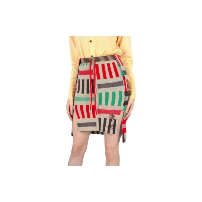 Vivienne Westwood Casual Long Skirts Women's Red-3