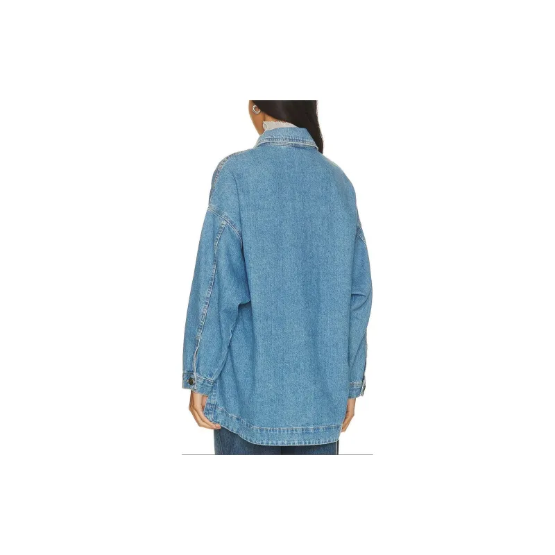 FREE PEOPLE Jackets Coats Women's Blue-3