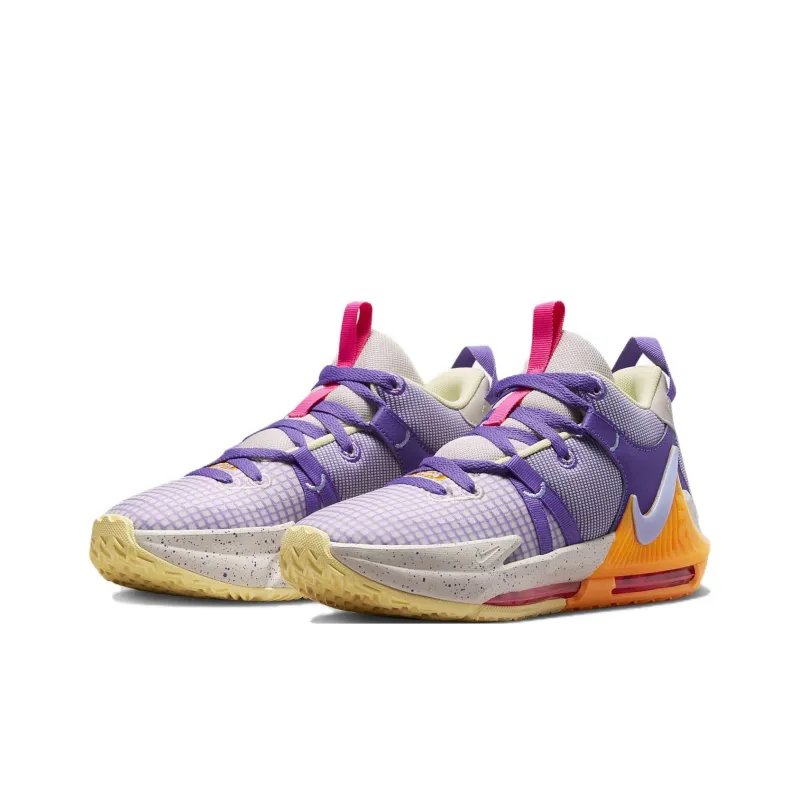 Nike LeBron Witness 7 Action Grape Vivid Orange GS-2