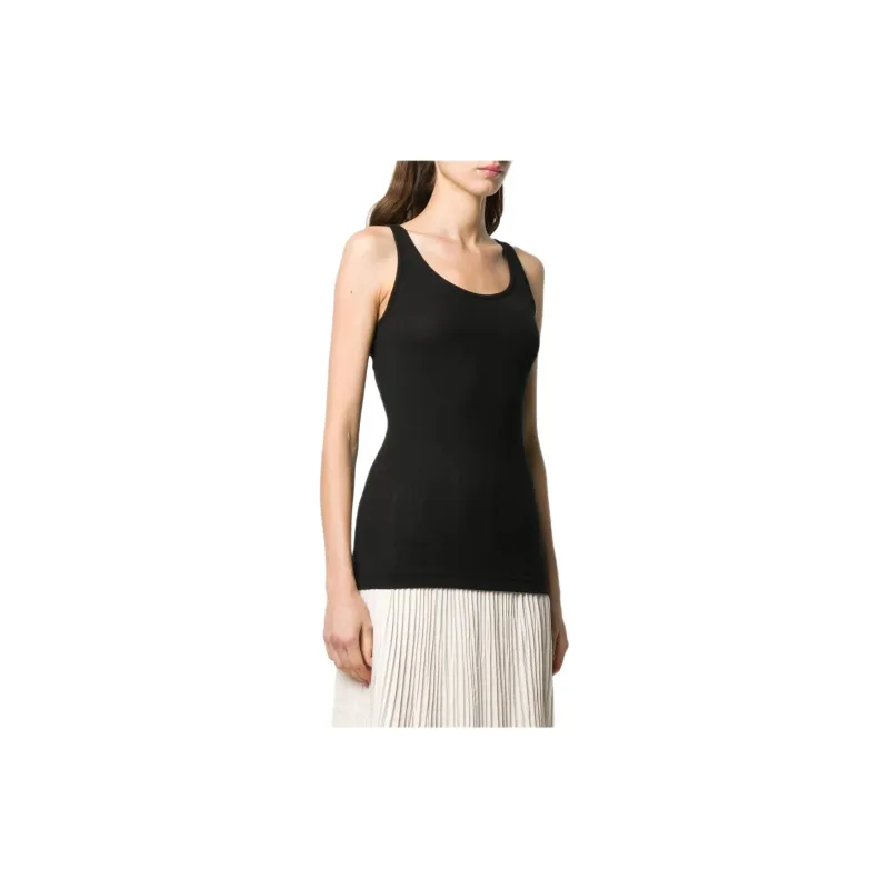 VINCE Ribbed Sleeveless Tank Top-1