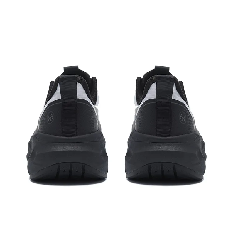 BMAI Cushioning Rebound Support Wear Resistant Breathable Trail Running Running Shoes Unisex Black White-4