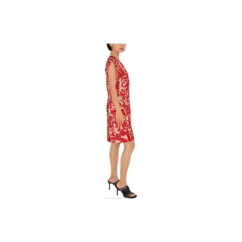 Burberry SS24 Sleeveless Dress Women's Red-4