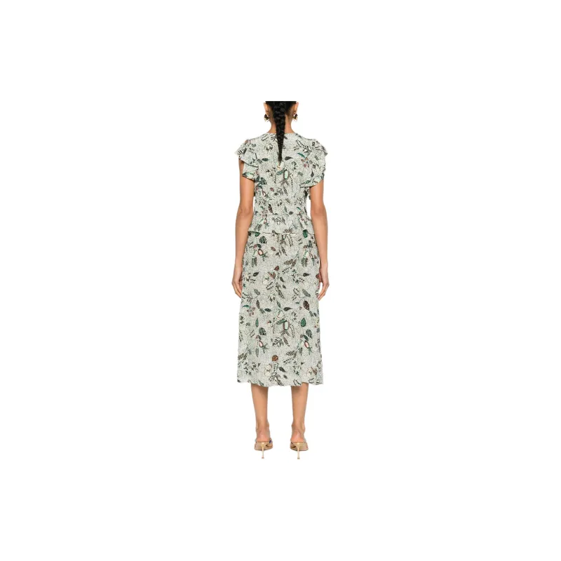 Ulla Johnson Brielle Silk Midi Dress-2