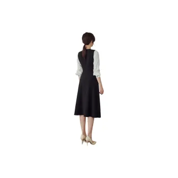 ROEYSHOUSE Long-Sleeved Dresses Women's Black/White