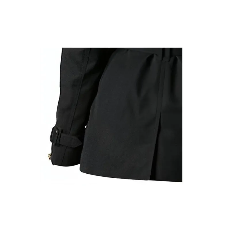 Burberry Trench Coats Women's Black-4