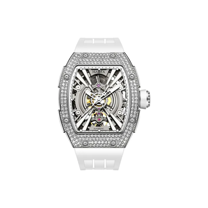HaofaTourbillon 1907S Automatic Mechanical Movement Watch Men's Watches Cut-Out Dial-2