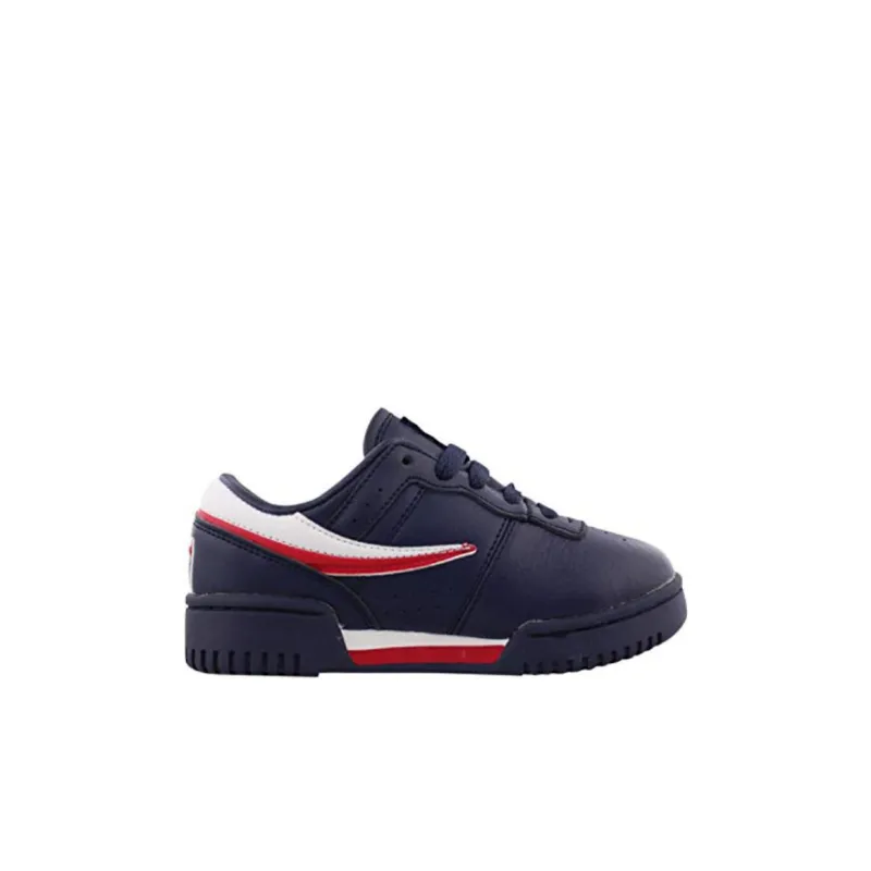 FILA KIDS Fitness Collection Youth Original Anti Slip Wear Resistant Low Top Kids' Skateboarding Shoes Black Kids'-1