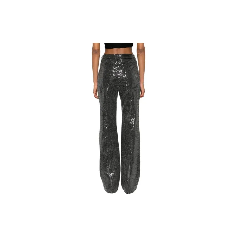 Rotate Sequin Embellished Straight Leg Jeans-3